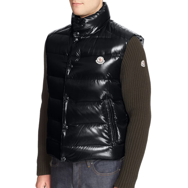 Purchase Moncler Tibb Series Down-Filled High-Neck Logo Vest Unisex I20911A0009668950999