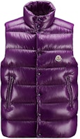 Moncler Tibb Series Unisex Down Vest - Solid Color, Stand Collar, Purple. H20911A000966895061C Moncler Tibb Series Unisex Down Vest - Solid Color, Stand Collar, Purple. H20911A000966895061C