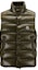 Buy 몽클레어 티브 유니섹스 다운 베스트 그린 - 솔리드 컬러 스탠드 칼라 H20911A0009668950833