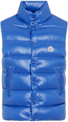 Moncler Tibb Unisex Sleeveless Vest Blue - Solid Color Stand Collar Jacket 1A000966895074K Order Moncler Tibb Unisex Sleeveless Vest Blue - Solid Color Stand Collar Jacket 1A000966895074K