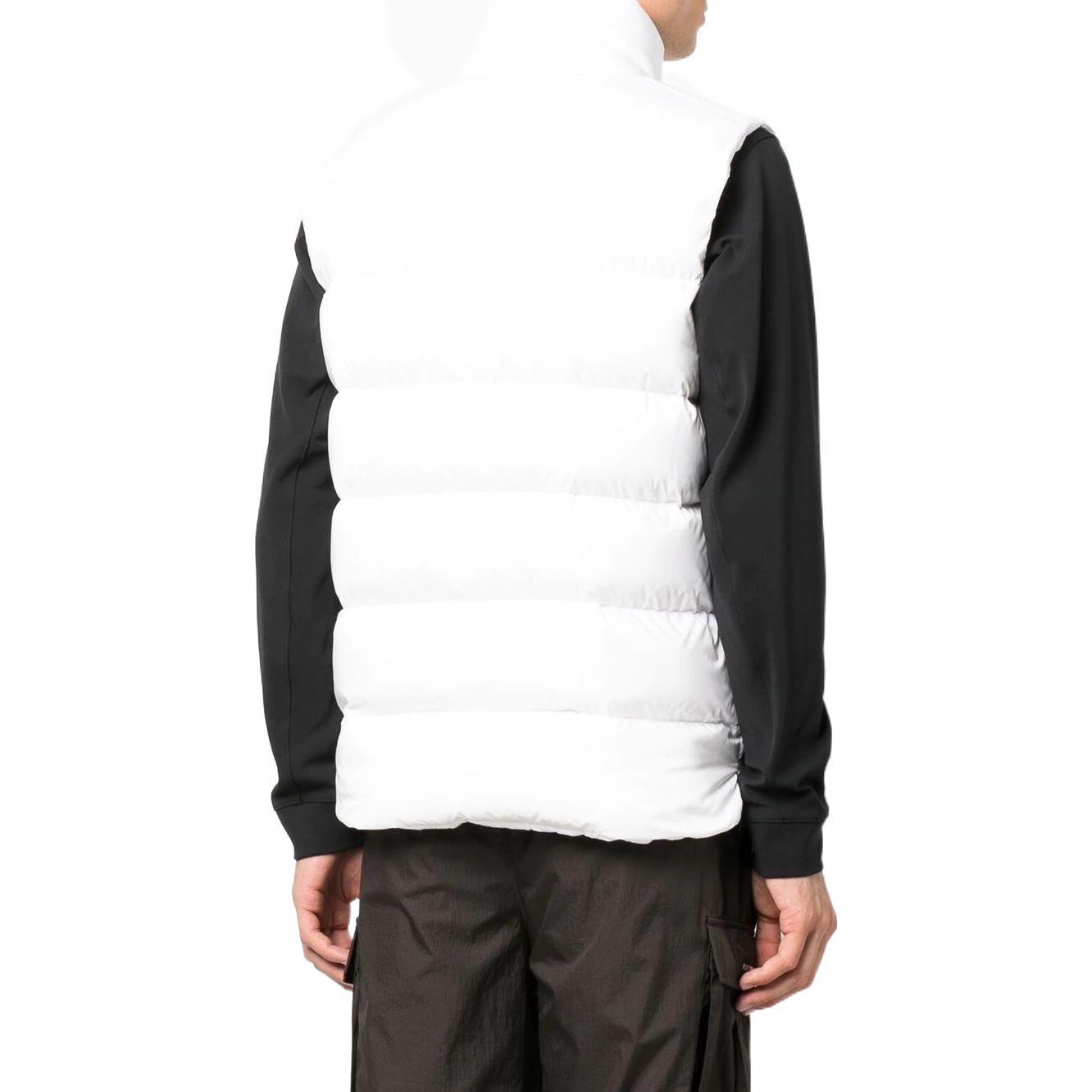 Purchase Chaleco Acolchado Blanco Moncler Tibb para Hombre con Logo Sólido. 0911A0009668950032
