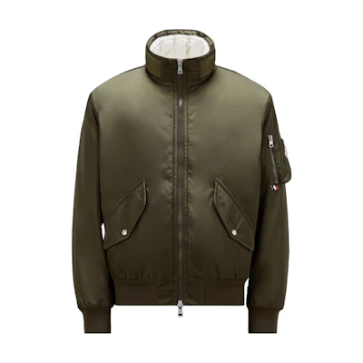 Moncler Timur Bomber Jacket with Inner Vest Reversible Zip-Up Green I20911A0005453803814