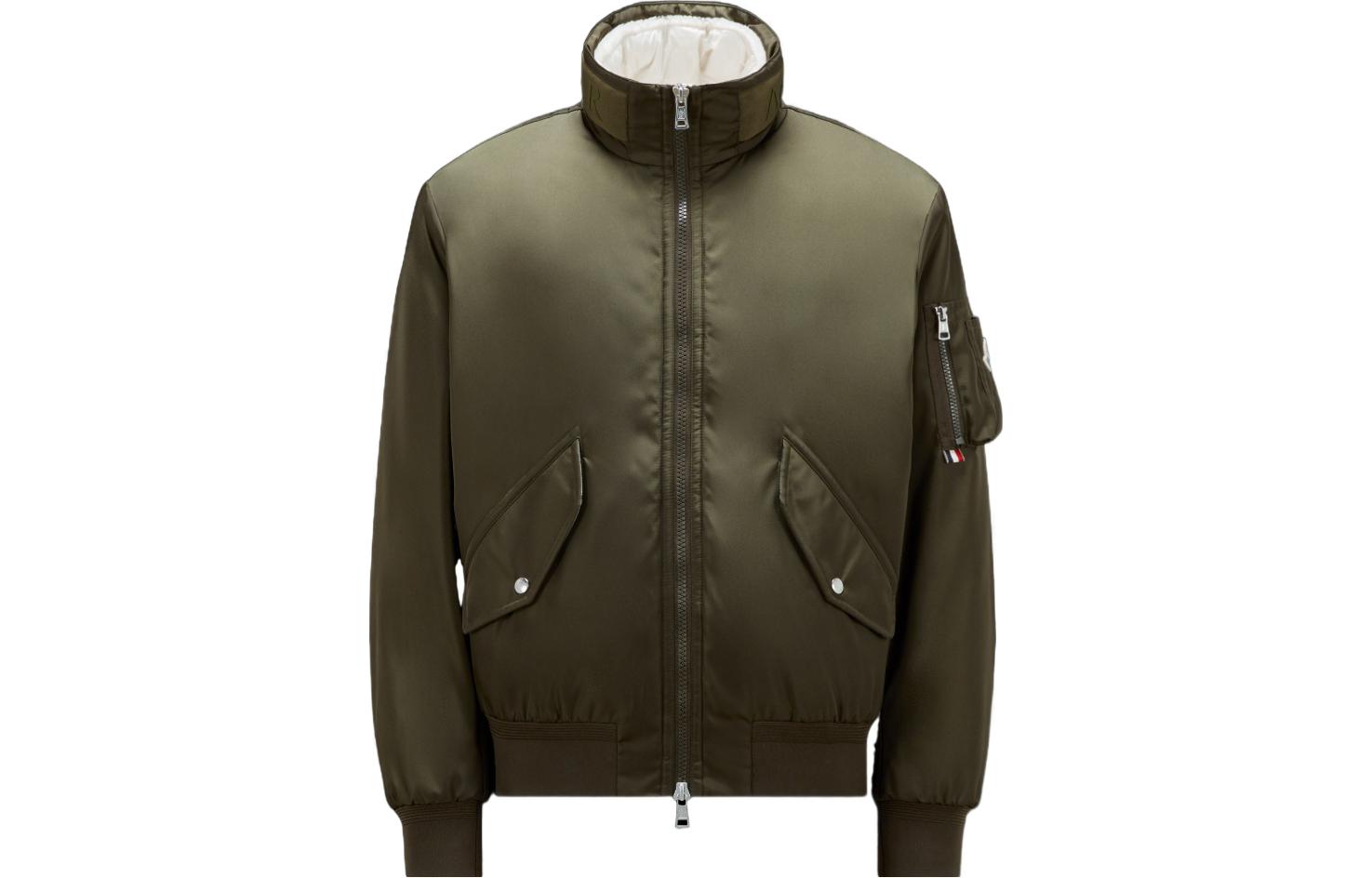 Order Moncler Timur Bomber Jacket with Inner Vest  Reversible Zip-Up Green I20911A0005453803814
