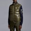 Shop Moncler Timur Bomber Jacket with Inner Vest Reversible Zip-Up Green I20911A0005453803814