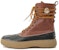 Moncler TOD'S x Moncler Leather 'Comfort Logo Strap' Ankle Boot 'Black Brown' H209L4F00020M2623P39