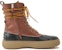 Moncler TOD'S x Moncler Leather 'Comfort Logo Strap' Ankle Boot 'Black Brown' H209L4F00020M2623P39