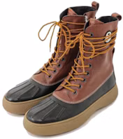 Lookbook Moncler TOD''S x Moncler Leren ''Comfort Logo Strap'' Enkellaars ''Zwart Bruin'' H209L4F00020M2623P39