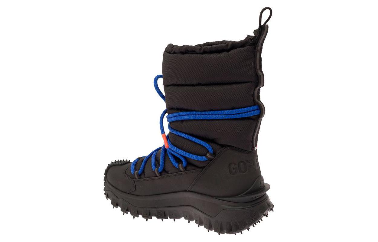 Lookbook モンクレール トレイルグリップ アプレブーツ GTX (黒/青) 4H000-30-M3234-999