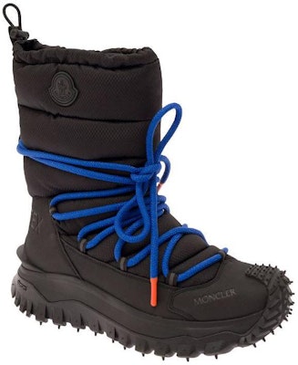Moncler 盟可睐 圓頭繫帶 短筒 雪地靴 男款 黑色 Shop Moncler 盟可睐 圓頭繫帶 短筒 雪地靴 男款 黑色