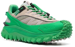 Moncler 盟可睐 Trailgrip GTX 織物皮革 時尚系帶 低幫 運動休閒鞋 男款 綠色 Order Moncler 盟可睐 Trailgrip GTX 織物皮革 時尚系帶 低幫 運動休閒鞋 男款 綠色