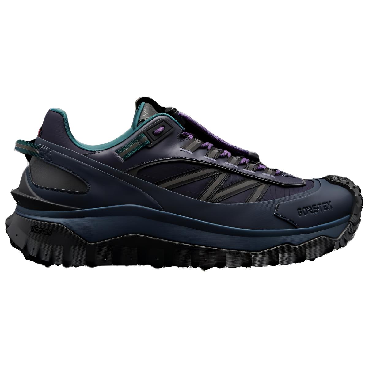 Order Moncler Trailgrip Gore-Tex Biru Hitam H20974M00010M2058P79