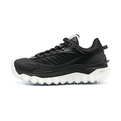 Moncler Trailgrip Low 'Black Leather Fabric'