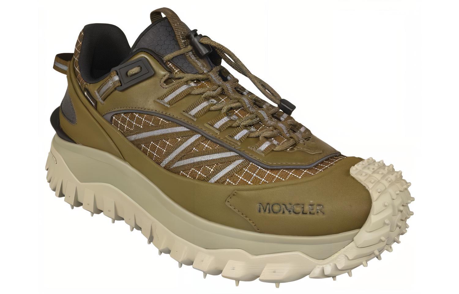 Lookbook Moncler Trailgrip Low 'Nilon Hijau' Sepatu Pria I209A4M00230M2058P83