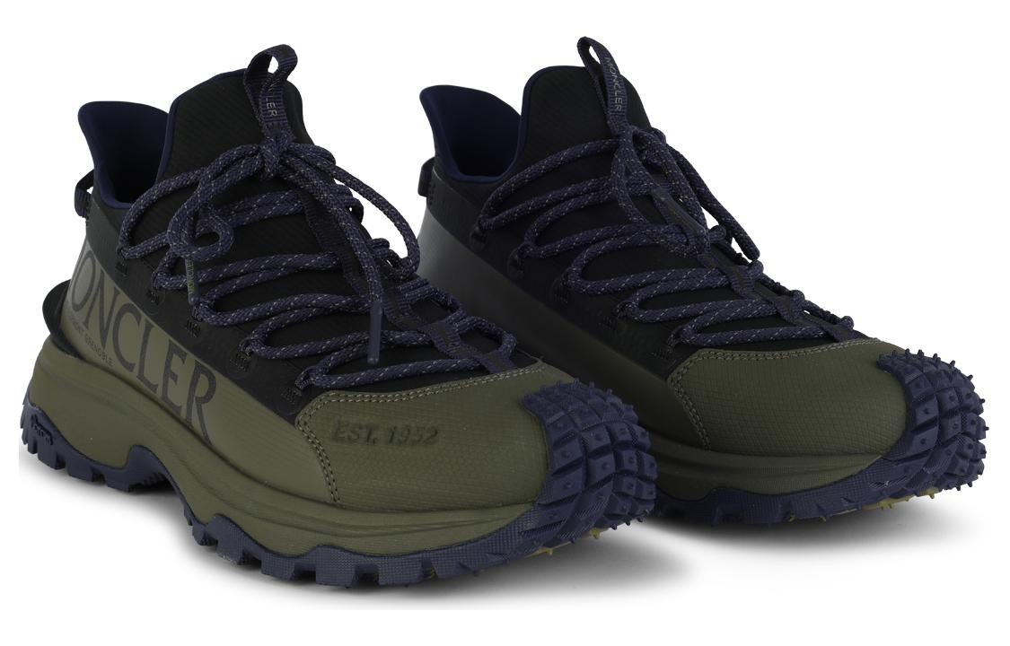 Shop モンクレール トレイルグリップ ロー オリーブグリーン I209A4M00240M3457P87