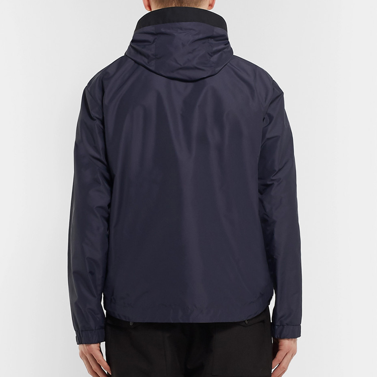 Purchase Moncler Trakehner Embroidered Zip Hoodie Jacket Men Navy Blue 0914113785539N3742