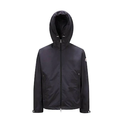 Moncler Traversier Black Hooded Zip-Up Jacket J10911A0008654A91999