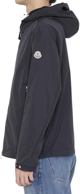 Moncler Traversier Black Hooded Zip-Up Jacket J10911A0008654A91999 Details for Moncler Traversier Black Hooded Zip-Up Jacket J10911A0008654A91999