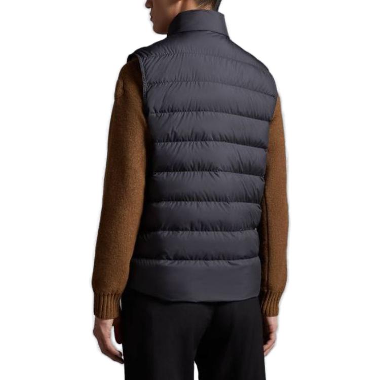 Shop 蒙克莱 Treompan 男女同款黑色高领拉链羽绒马甲 I20911A00170549SK999