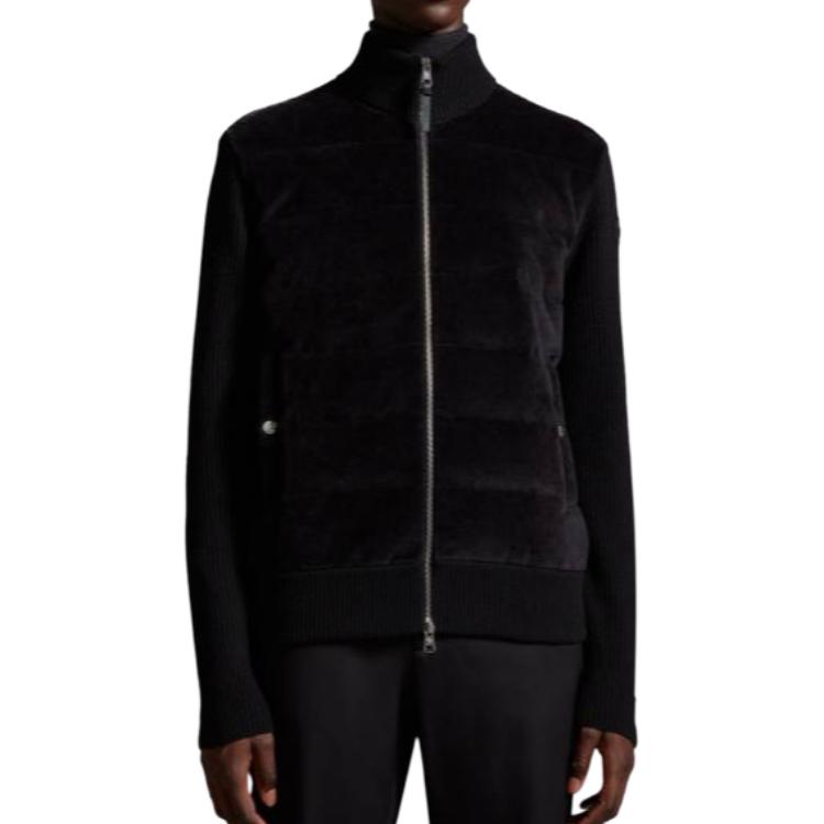 Lookbook 盟可睐 男女黑色高领拉链羽绒夹克 J20919B00042M1241999