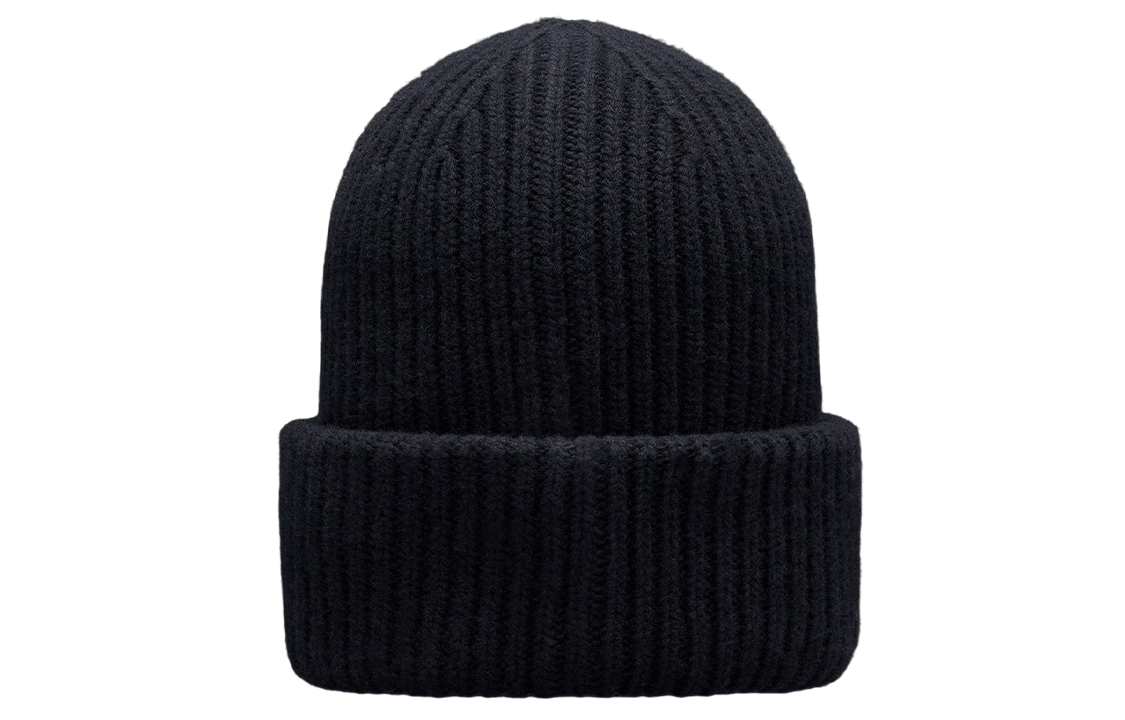Lookbook Moncler Unisex Black Knit Beanie - Stylish, Minimalist, Comfortable Design. H209L3B00007M1241999