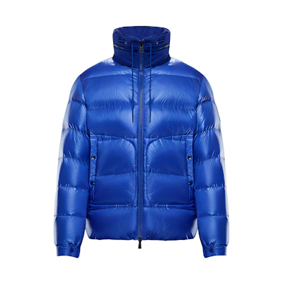 Moncler Unisex Blue Loose-Fit Down Jacket with Detachable Hood. 4192085539MM758