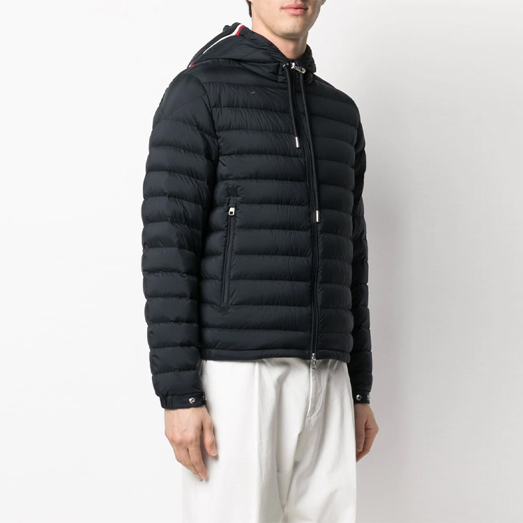 Moncler Unisex Deep Blue Hooded Zipper Down Jacket (SS21) G10911A50A0053333776 圖 7