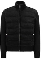 Moncler Unisex High Neck Zip-Up Down Cardigan Jacket Black I20919B00028M1241999 Moncler Unisex High Neck Zip-Up Down Cardigan Jacket Black I20919B00028M1241999