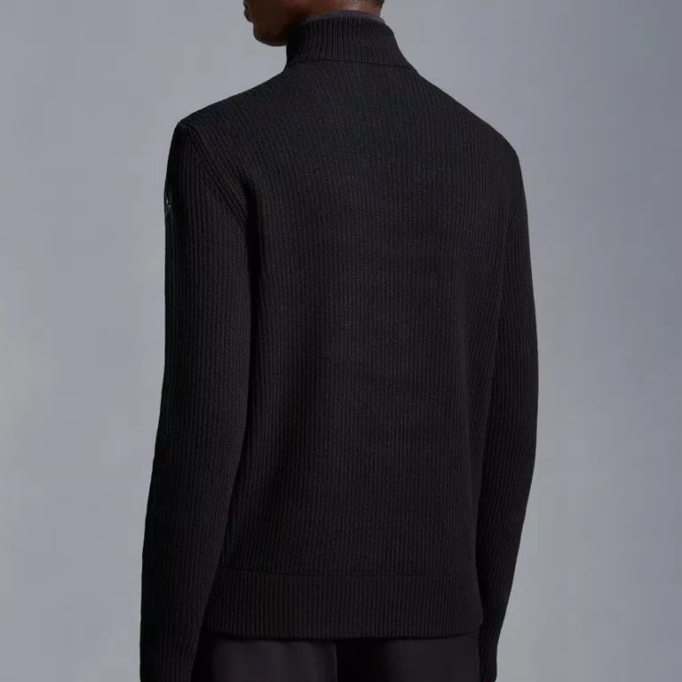 Shop 蒙克莱男女高领拉链羽绒开衫夹克黑色 I20919B00028M1241999