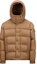 Buy Moncler Unisex Short Wool Down Jacket with Detachable Hood in Light Brown. J20911A001575427224N