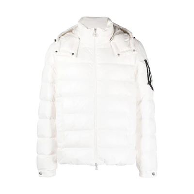 Moncler Unisex Solid Hooded Down Jacket with Zipper and Goose Down Filling. 1A000075963VSAULX031