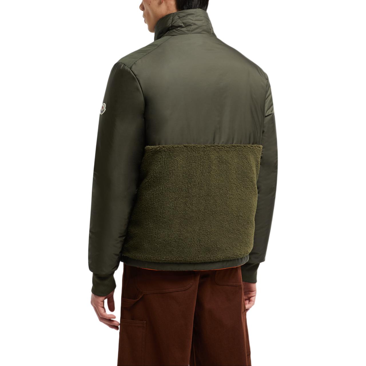 Moncler Vallorch Reversible Wool Down Jacket Unisex Short Green J20911A00091539ZD835 圖 5