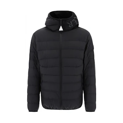 Moncler VERNASCA Unisex Black Hooded Zip Long Sleeve Down Jacket. J10911A000175973I999