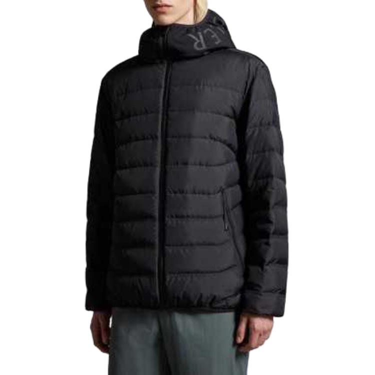 Moncler VERNASCA Unisex Black Hooded Zip Long Sleeve Down Jacket. J10911A000175973I999 圖 4
