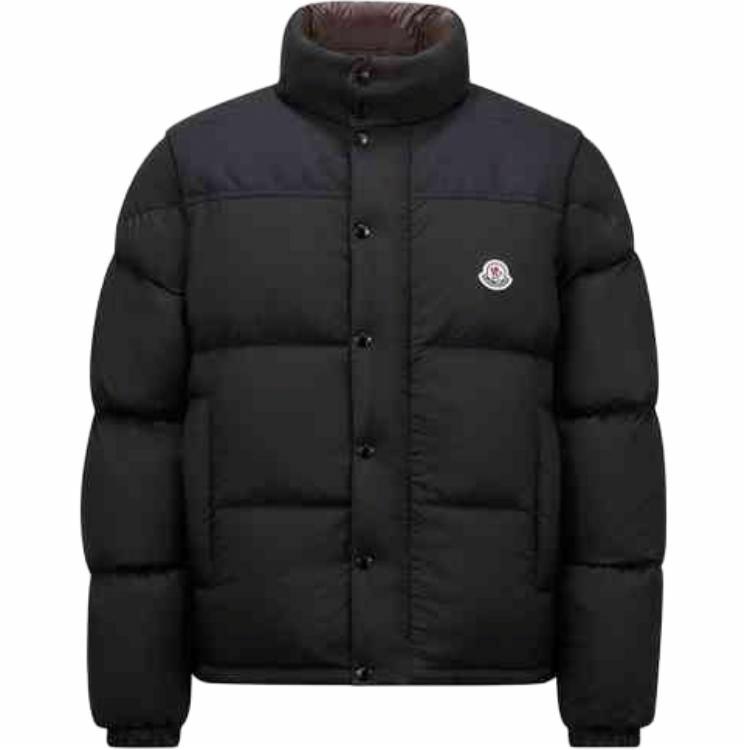 Moncler Verone FW24 Reversible Short Down Jacket with Detachable Sleeves Black/Brown J20911A002115985T999 圖 2