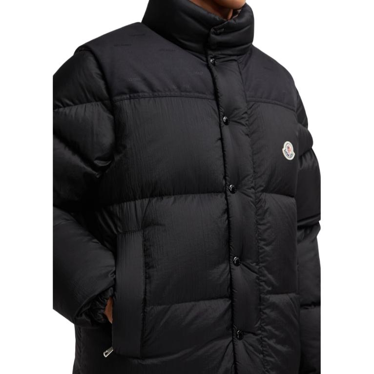 Moncler Verone FW24 Reversible Short Down Jacket with Detachable Sleeves Black/Brown J20911A002115985T999 圖 4