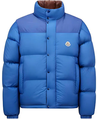 Moncler Verone Reversible Down Jacket with Detachable Sleeves Blue/Brown Unisex. J20911A002115985T735 Buy Moncler Verone Reversible Down Jacket with Detachable Sleeves Blue/Brown Unisex. J20911A002115985T735