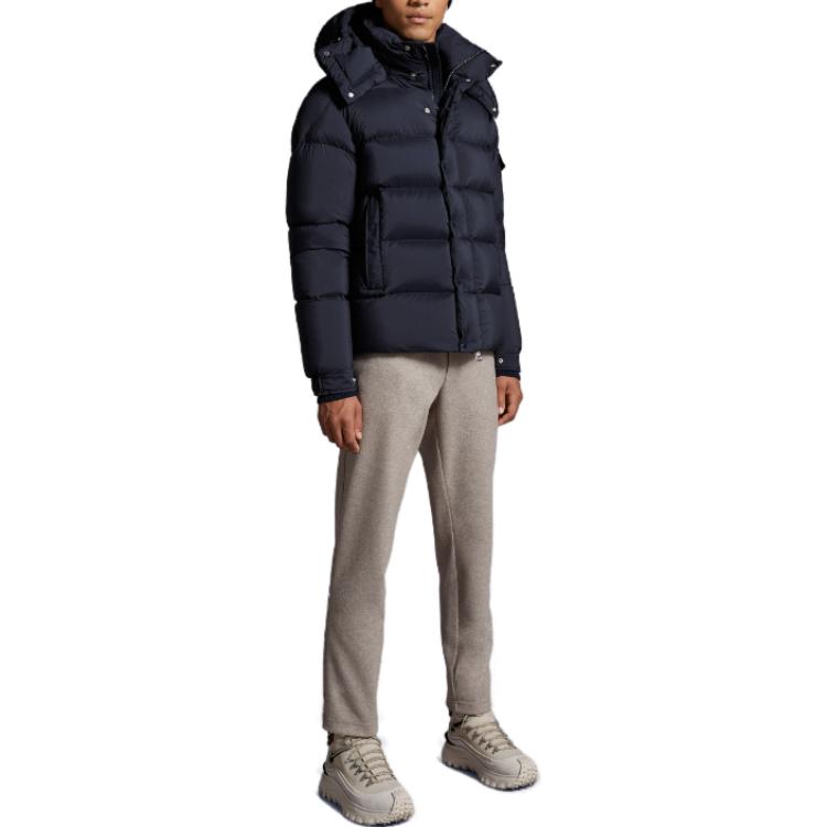 Lookbook Moncler Vezere Short Down Jacket Unisex Hooded Zipped Puffer Coat. I20911A0004453333776