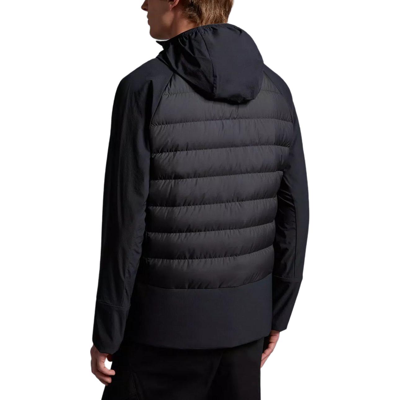 Moncler Viaur Patchwork Hooded Zip Down Jacket Black I20911A00033596IU999 圖 4