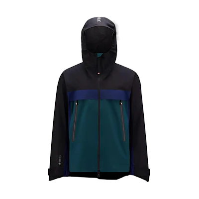 Moncler Waterproof Zip-Up Hooded Patchwork Jacket H20971A0002054AL5P97