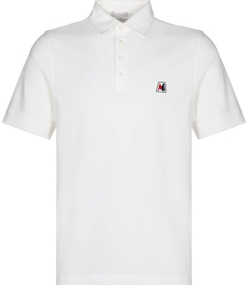 Polo de Manga Corta de Algodón Blanco Moncler. 0918A7180084556004 Buy Polo de Manga Corta de Algodón Blanco Moncler. 0918A7180084556004