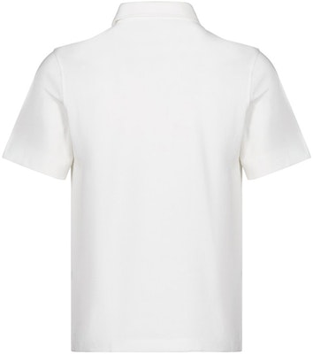 Kemeja Polo Lengan Pendek Katun Putih Moncler 0918A7180084556004 Lookbook Kemeja Polo Lengan Pendek Katun Putih Moncler 0918A7180084556004