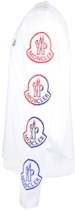 Moncler White Long-Sleeve T-Shirt with Logo Print. 8D00011829H8001 Shop Moncler White Long-Sleeve T-Shirt with Logo Print. 8D00011829H8001