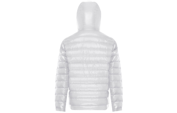 Moncler White Loose Fit Hooded Zip-Up Down Jacket 0911B5970068950032 圖 3