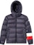 Buy Moncler WILLM Jaket Sejuk Biru Berhud dengan Rekaan Logo. E20914135585C0104