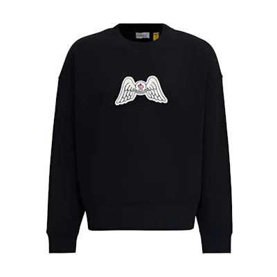 Moncler Wing Print Sweatshirt Black 8G00012809F4999