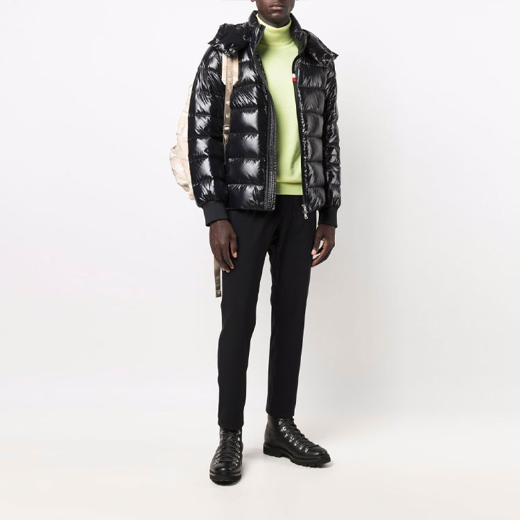 Moncler Winter Cuvellier Black Hooded Down Jacket for Men 1A0000268950999 圖 5