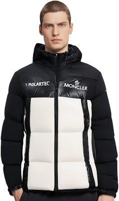 モンクレール メンズ ロゴプリント フード付きダウンジャケット - ブラック/ホワイト。 1A00084899HL 999 Details for モンクレール メンズ ロゴプリント フード付きダウンジャケット - ブラック/ホワイト。 1A00084899HL 999