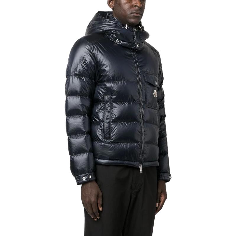 Moncler Wollaston FW23 Ski Season Midnight Blue Hooded Down Jacket Unisex. I20911A00001595ZZ776 圖 5