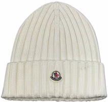 Order Moncler 白色羊毛毛帽 情侶款 保暖 素色設計 千層風潮 3B00036A9327030999