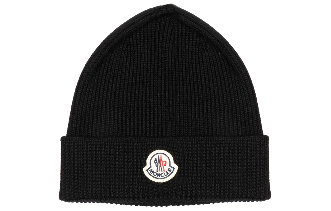 Moncler Wool Knit Beanie Hat - Fashionable and Warm. 3B70500A9342999
